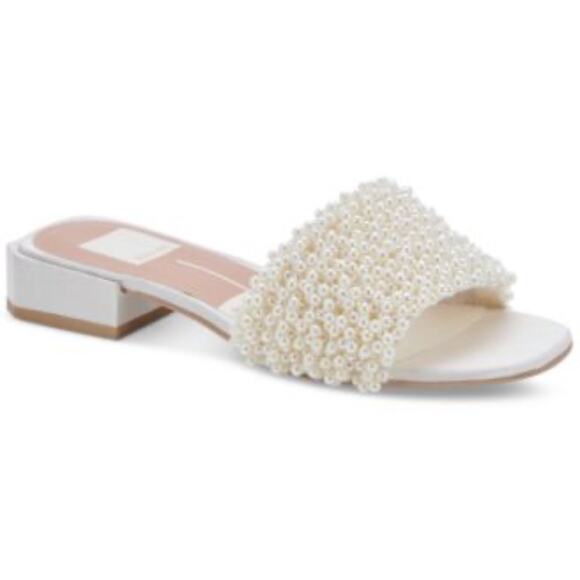Dolce Vita Shoes - Dolce Vita Women's Halie Low Heel, Vanilla Pearls Women's Size 7.5